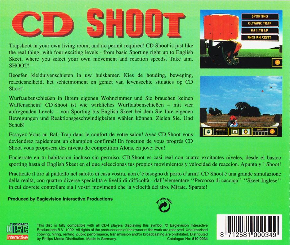 CD Shoot box art for CD-i
